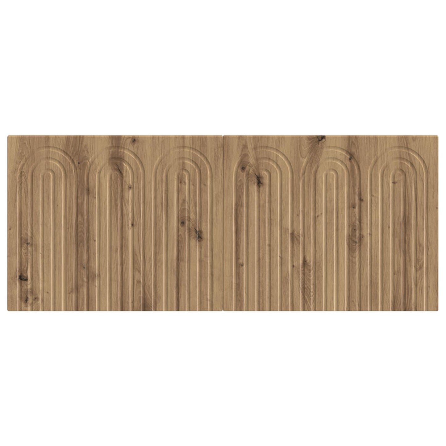 vidaXL Wall-Mounted Headboard ALKMAAR Artisan Oak Engineered Wood