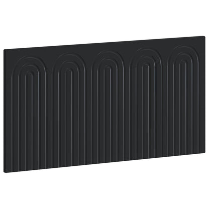 vidaXL Wall-Mounted Headboard ALKMAAR Black Engineered Wood