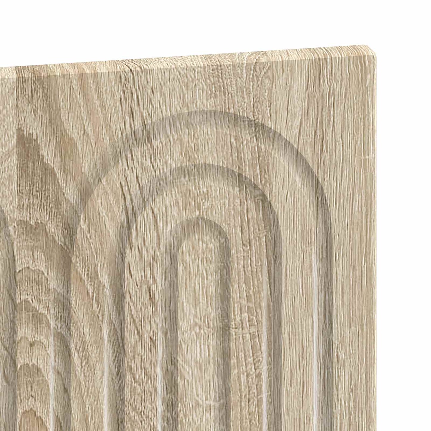 vidaXL Wall-Mounted Headboard ALKMAAR Sonoma Oak Engineered Wood