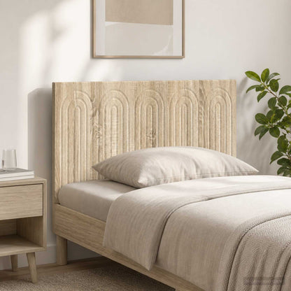 vidaXL Wall-Mounted Headboard ALKMAAR Sonoma Oak Engineered Wood