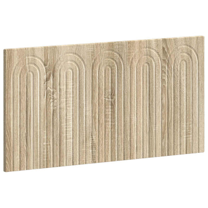 vidaXL Wall-Mounted Headboard ALKMAAR Sonoma Oak Engineered Wood