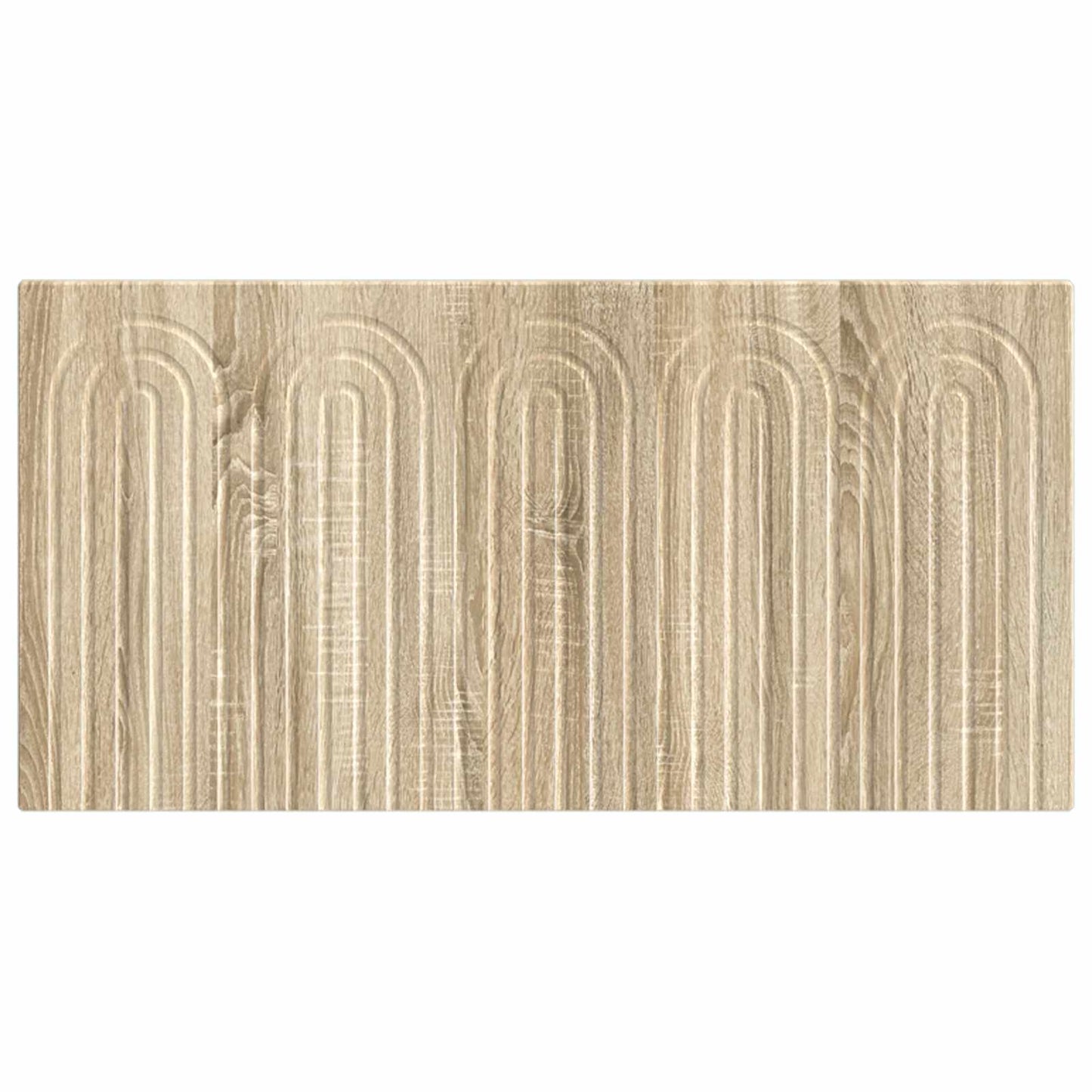 vidaXL Wall-Mounted Headboard ALKMAAR Sonoma Oak Engineered Wood