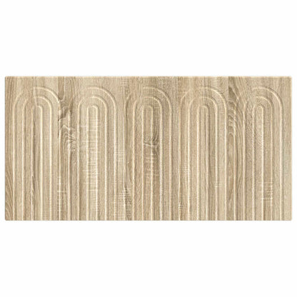 vidaXL Wall-Mounted Headboard ALKMAAR Sonoma Oak Engineered Wood