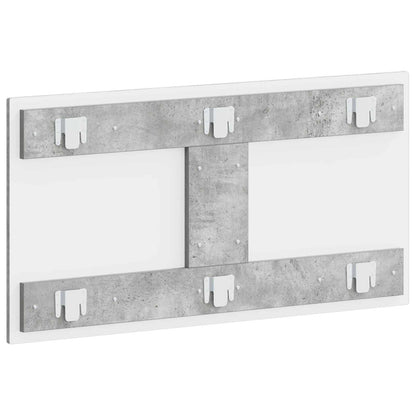vidaXL Wall-Mounted Headboard ALKMAAR Concrete Grey Engineered Wood