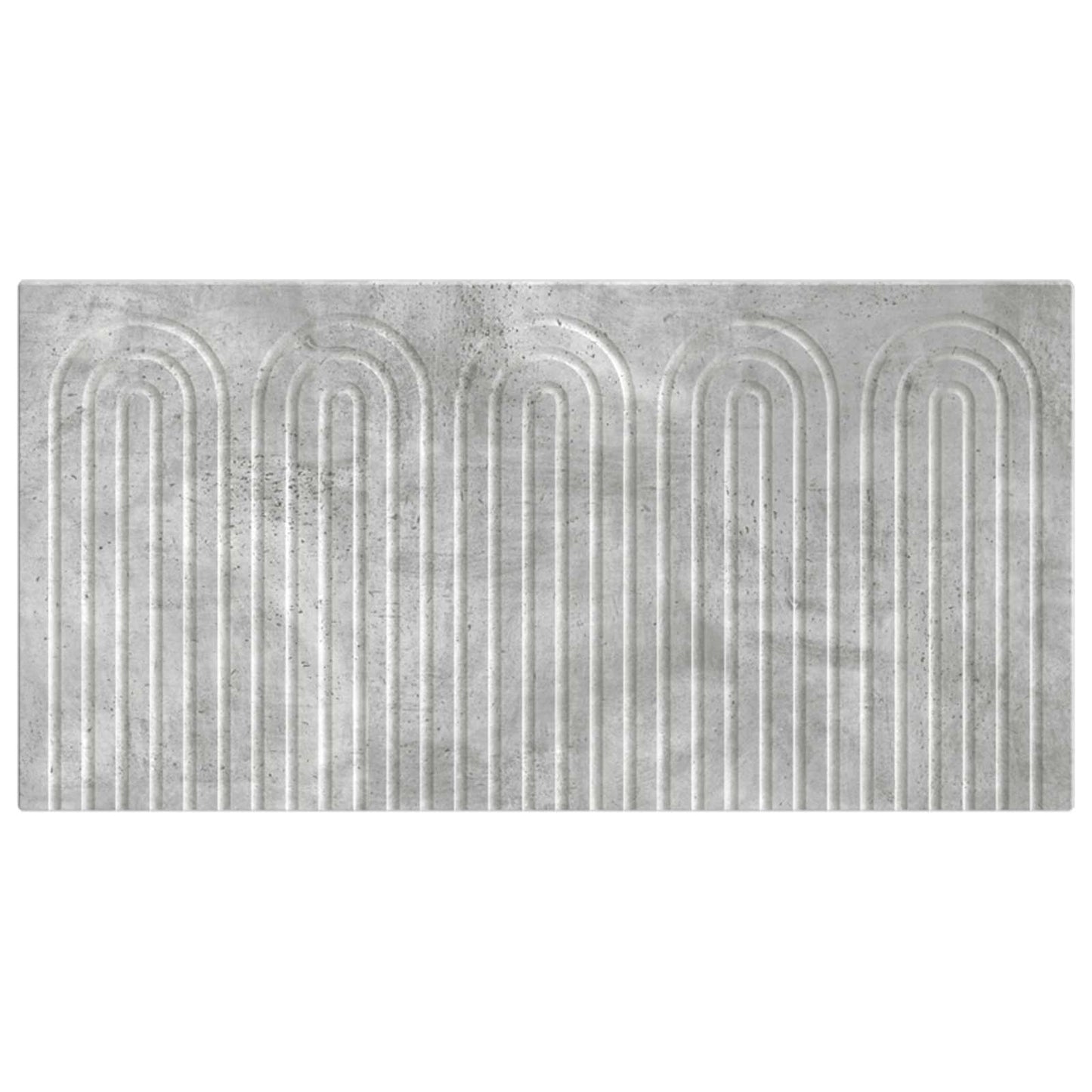 vidaXL Wall-Mounted Headboard ALKMAAR Concrete Grey Engineered Wood