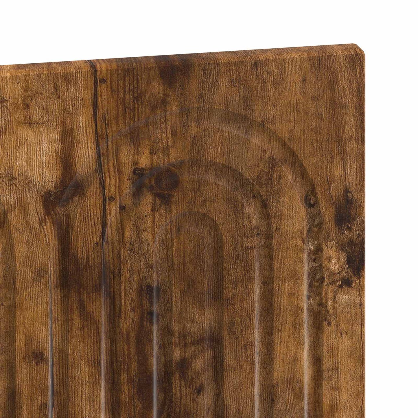 vidaXL Wall-Mounted Headboard ALKMAAR Smoked Oak Engineered Wood