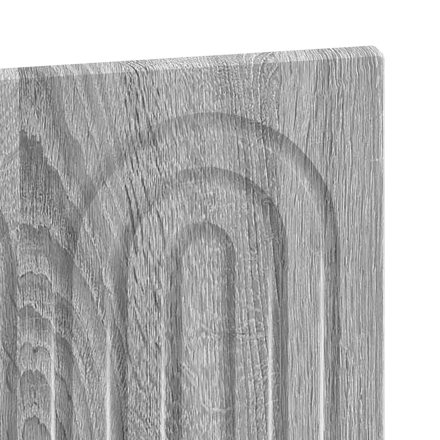 vidaXL Wall-Mounted Headboard ALKMAAR Grey Sonoma Engineered Wood