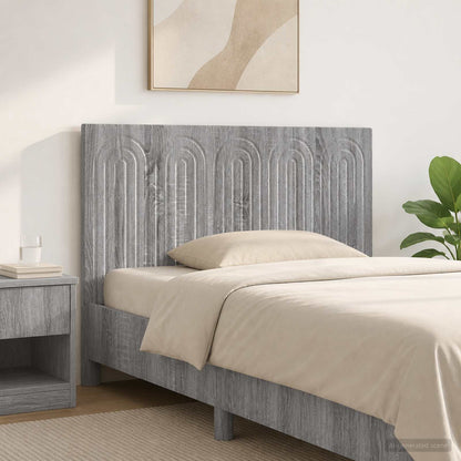 vidaXL Wall-Mounted Headboard ALKMAAR Grey Sonoma Engineered Wood