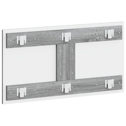 vidaXL Wall-Mounted Headboard ALKMAAR Grey Sonoma Engineered Wood