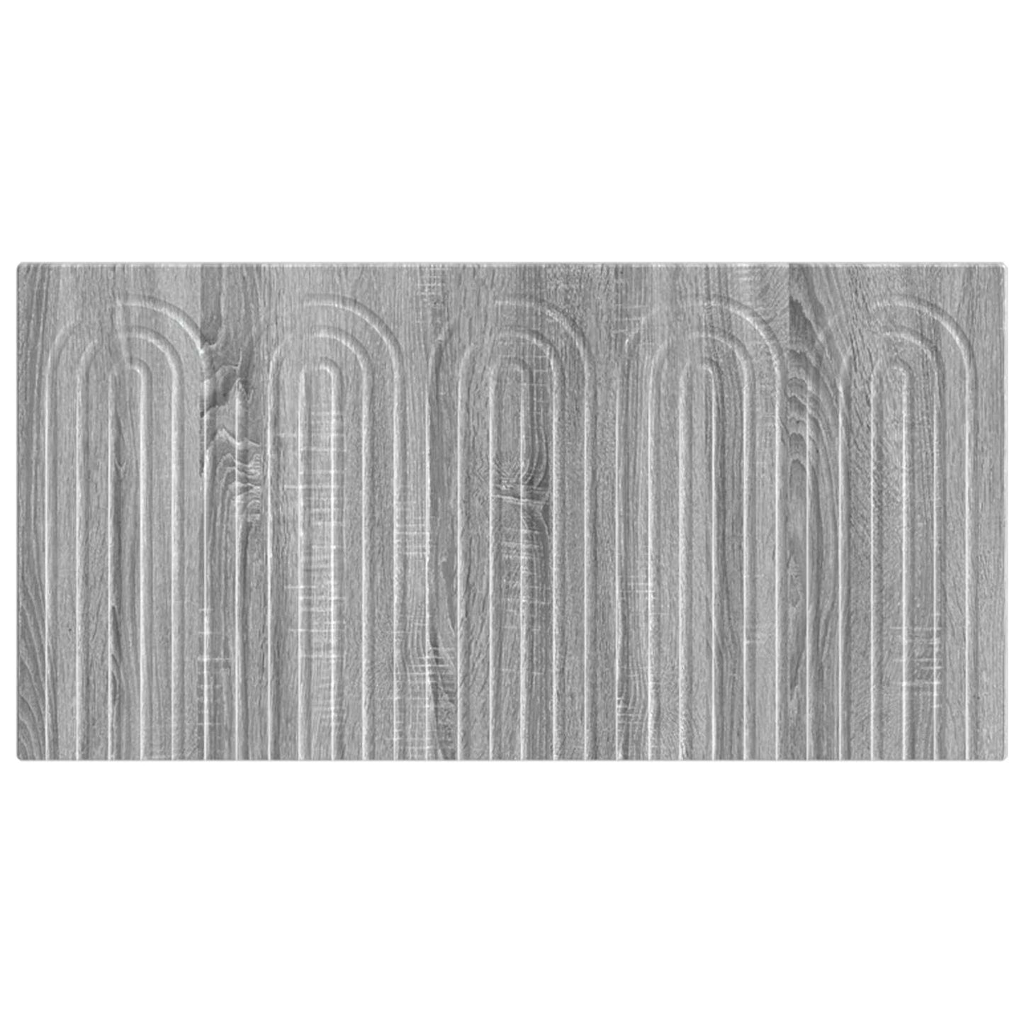 vidaXL Wall-Mounted Headboard ALKMAAR Grey Sonoma Engineered Wood