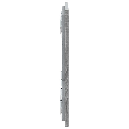 vidaXL Wall-Mounted Headboard ALKMAAR Grey Sonoma Engineered Wood
