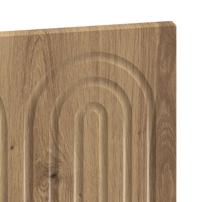 vidaXL Wall-Mounted Headboard ALKMAAR Artisan Oak Engineered Wood
