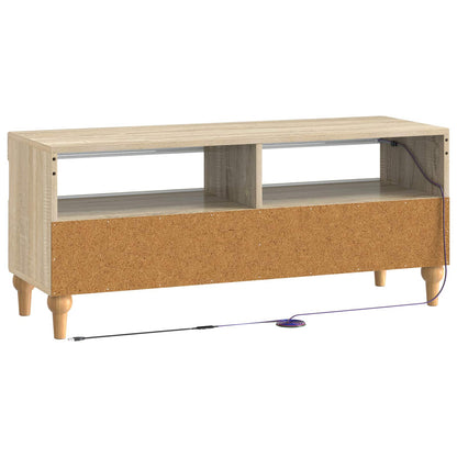 vidaXL LED TV Cabinet Sonoma Oak Engineered Wood