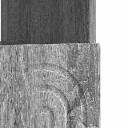 vidaXL LED TV Cabinet Grey Sonoma Engineered Wood