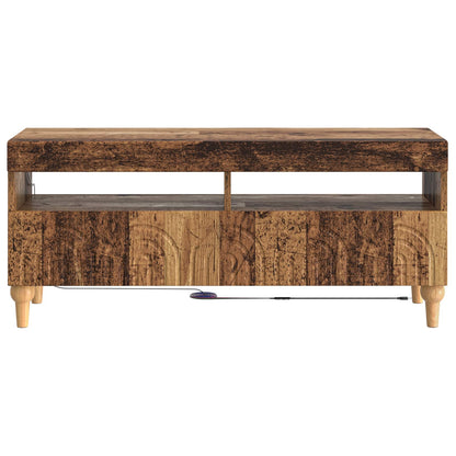 vidaXL LED TV Cabinet Old Wood Engineered Wood