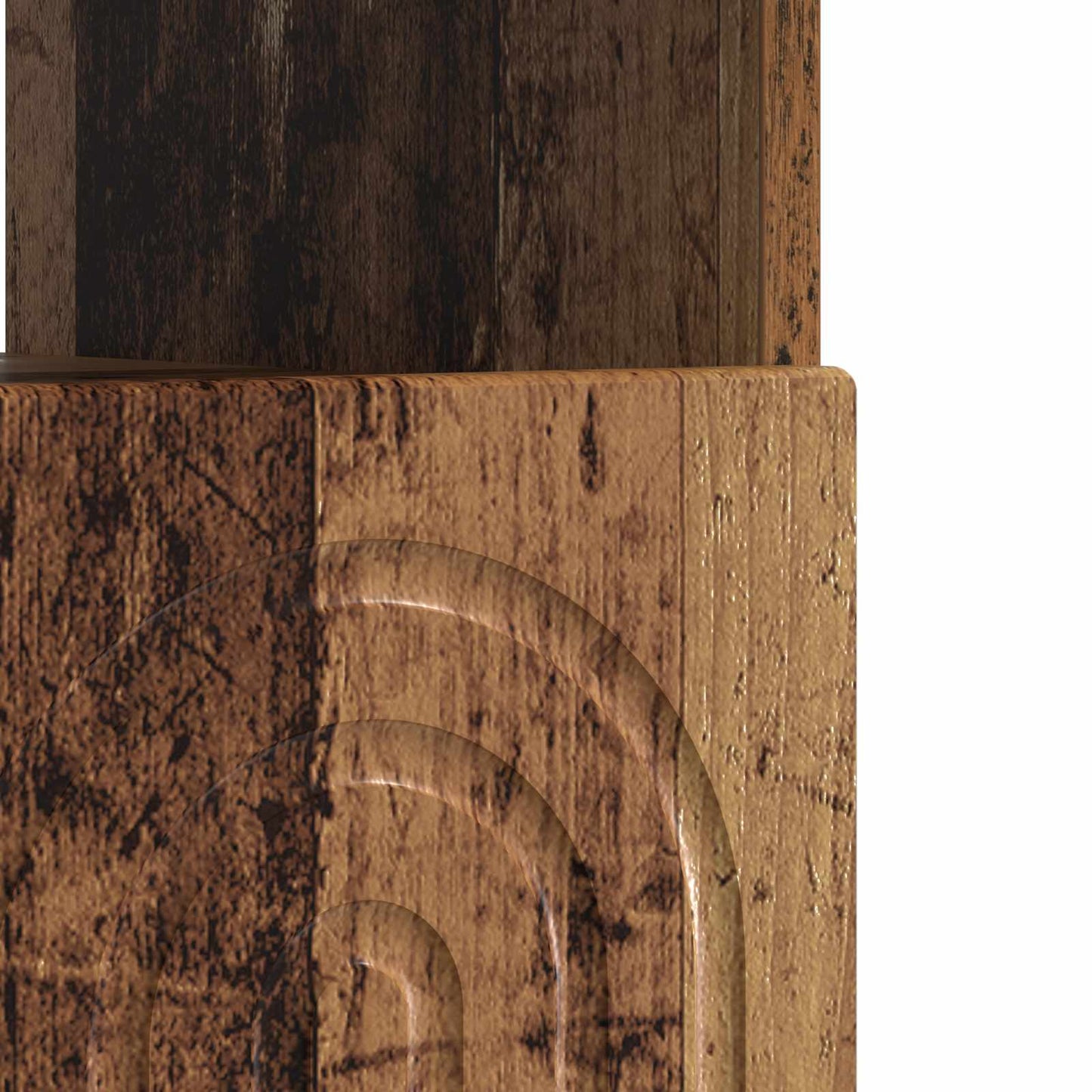 vidaXL LED TV Cabinet Old Wood Engineered Wood
