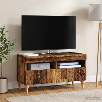 vidaXL LED TV Cabinet Old Wood Engineered Wood