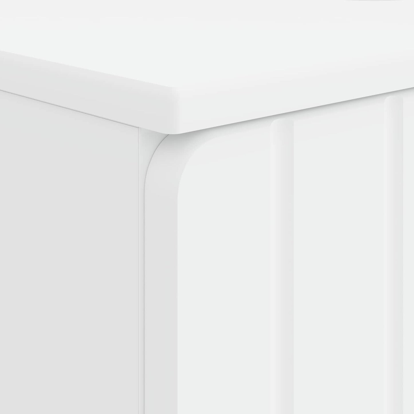 vidaXL Bathroom Sink Cabinet ZWOLLE White 59.5 x 31.5x 59 cm