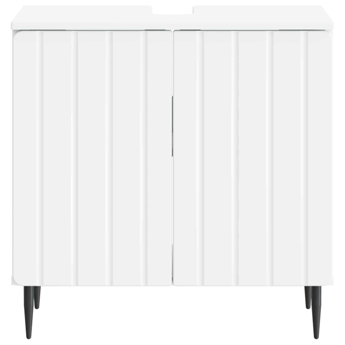 vidaXL Bathroom Sink Cabinet ZWOLLE White 59.5 x 31.5x 59 cm