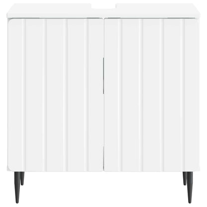 vidaXL Bathroom Sink Cabinet ZWOLLE White 59.5 x 31.5x 59 cm
