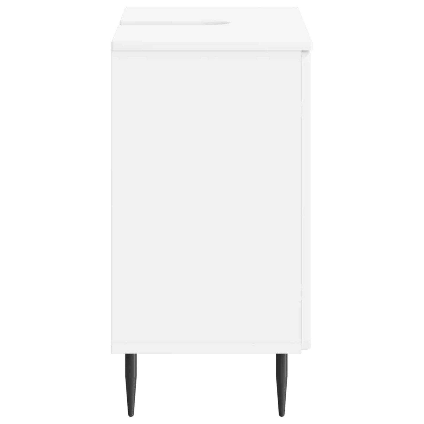 vidaXL Bathroom Sink Cabinet ZWOLLE White 59.5 x 31.5x 59 cm
