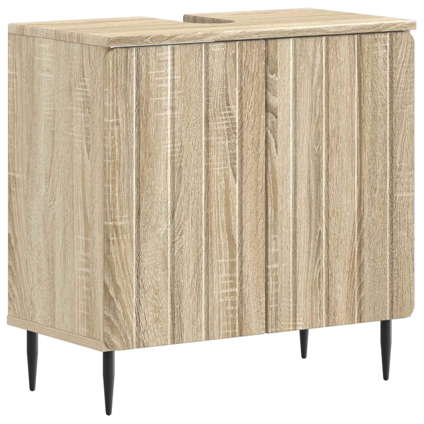 vidaXL Bathroom Sink Cabinet ZWOLLE Sonoma Oak 59.5 x 31.5x 59 cm