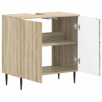 vidaXL Bathroom Sink Cabinet ZWOLLE Sonoma Oak 59.5 x 31.5x 59 cm