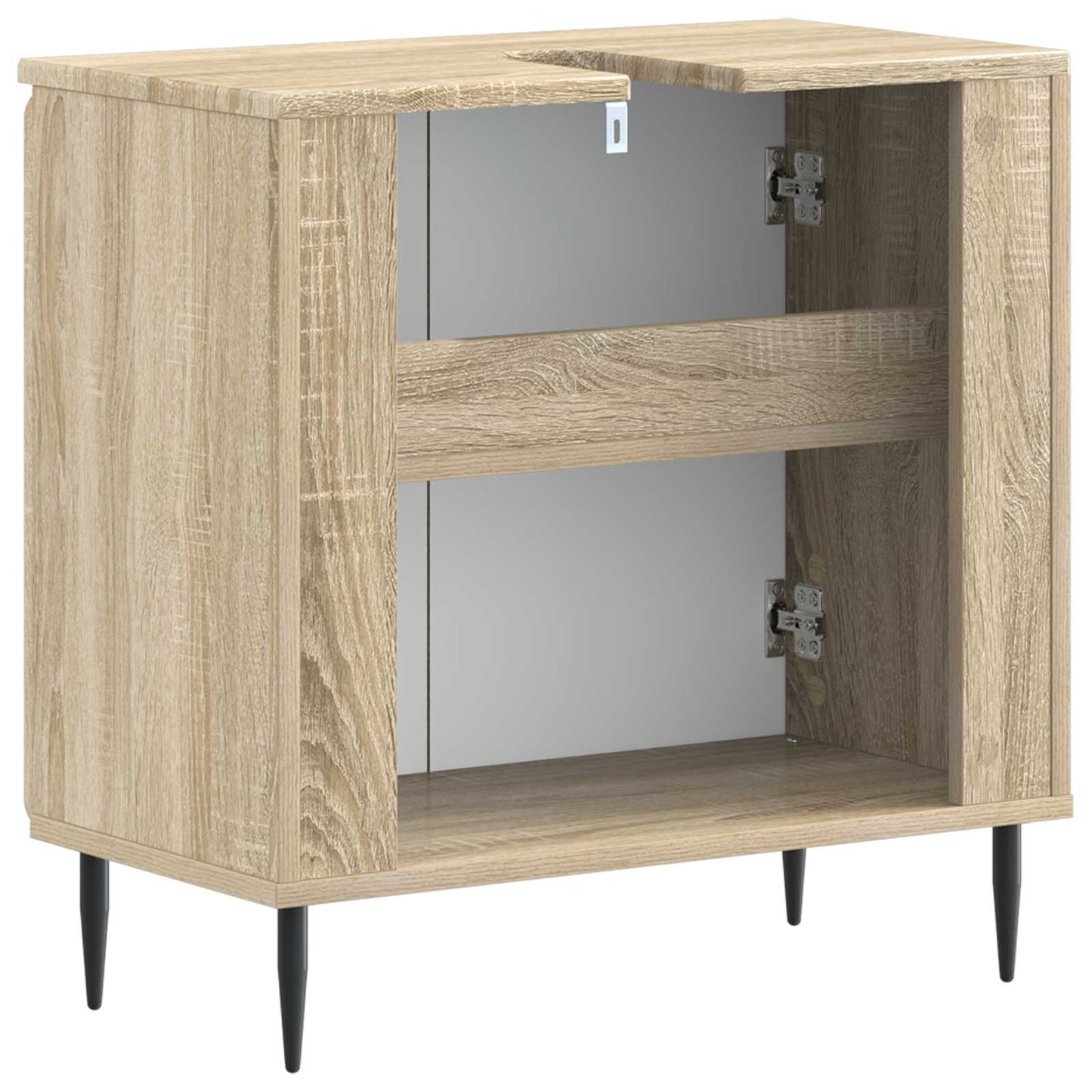 vidaXL Bathroom Sink Cabinet ZWOLLE Sonoma Oak 59.5 x 31.5x 59 cm