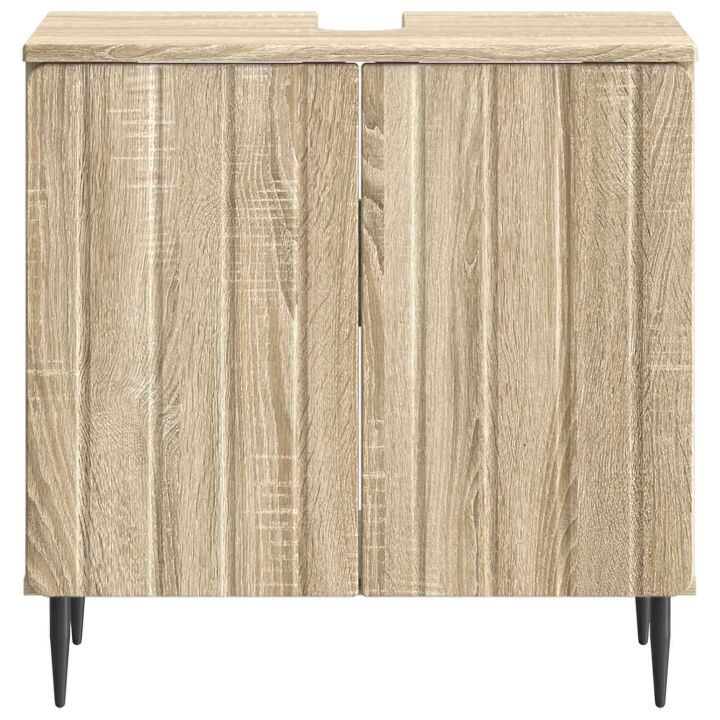 vidaXL Bathroom Sink Cabinet ZWOLLE Sonoma Oak 59.5 x 31.5x 59 cm