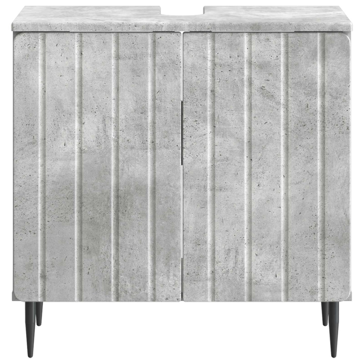vidaXL Bathroom Sink Cabinet ZWOLLE Concrete Grey 59.5 x 31.5x 59 cm