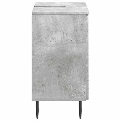 vidaXL Bathroom Sink Cabinet ZWOLLE Concrete Grey 59.5 x 31.5x 59 cm