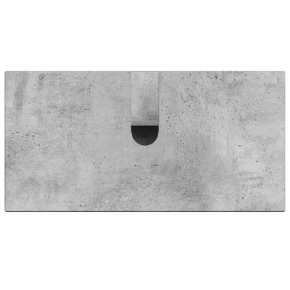 vidaXL Bathroom Sink Cabinet ZWOLLE Concrete Grey 59.5 x 31.5x 59 cm