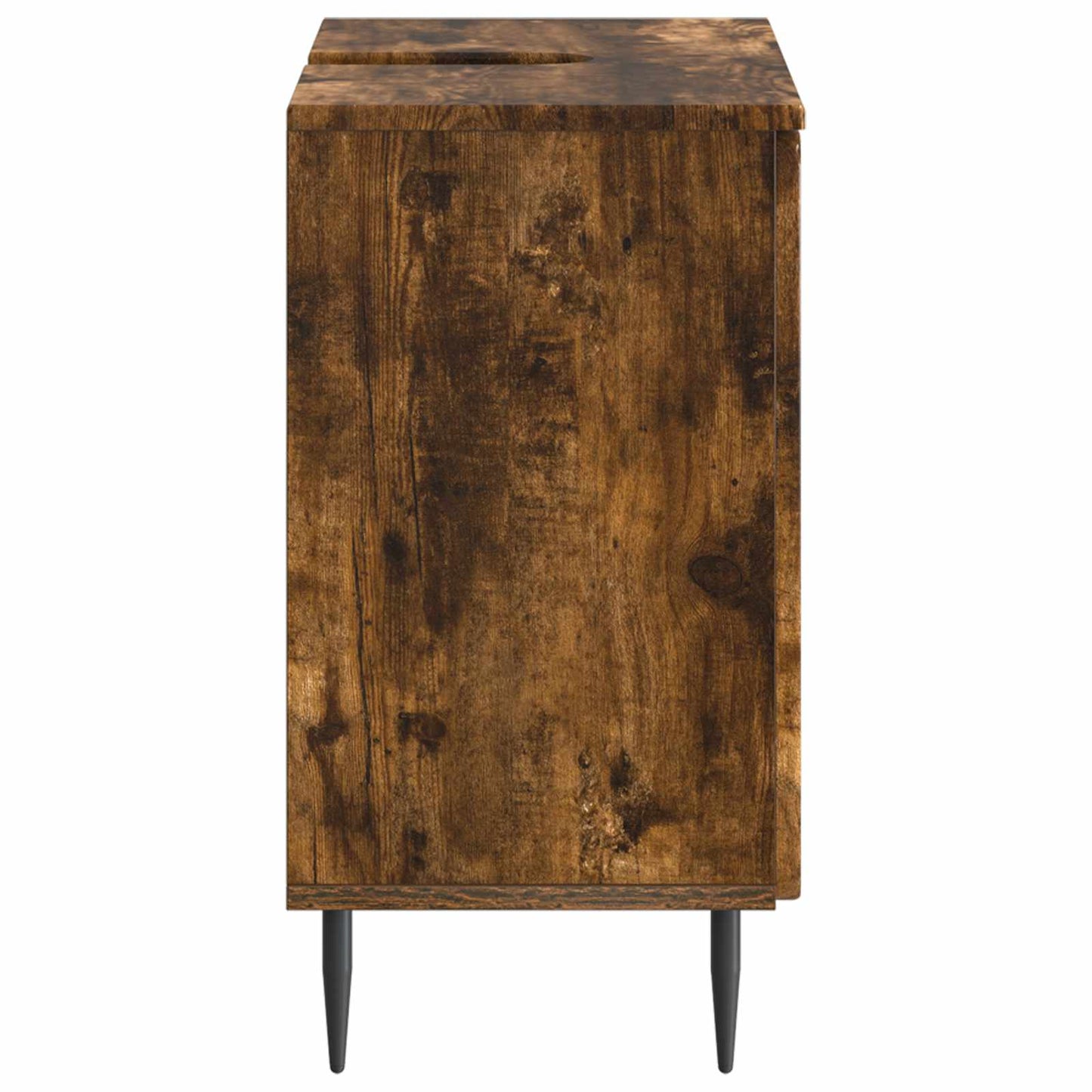 vidaXL Bathroom Sink Cabinet ZWOLLE Smoked Oak 59.5 x 31.5x 59 cm
