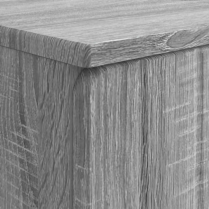 vidaXL Bathroom Sink Cabinet ZWOLLE Grey Sonoma 59.5 x 31.5x 59 cm