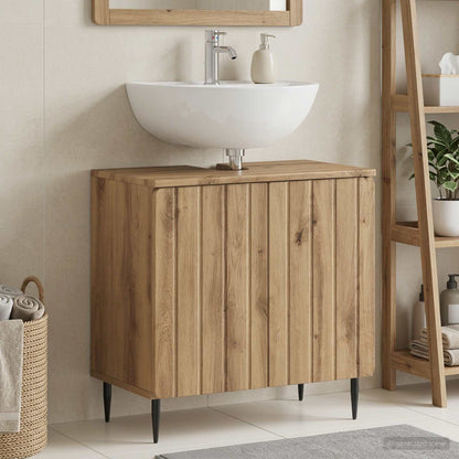 vidaXL Bathroom Sink Cabinet ZWOLLE Artisan Oak 59.5 x 31.5x 59 cm
