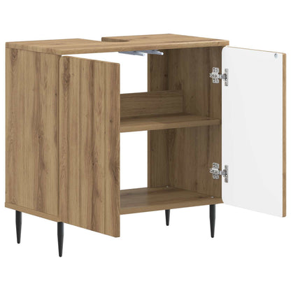 vidaXL Bathroom Sink Cabinet ZWOLLE Artisan Oak 59.5 x 31.5x 59 cm