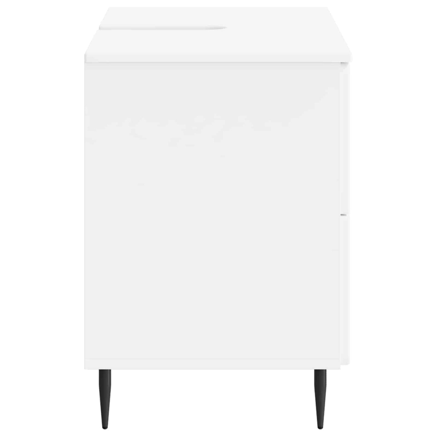 vidaXL Bathroom Sink Cabinet ZWOLLE White 82 x 41x 58.5 cm