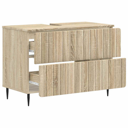 vidaXL Bathroom Sink Cabinet ZWOLLE Sonoma Oak 82 x 41x 58.5 cm