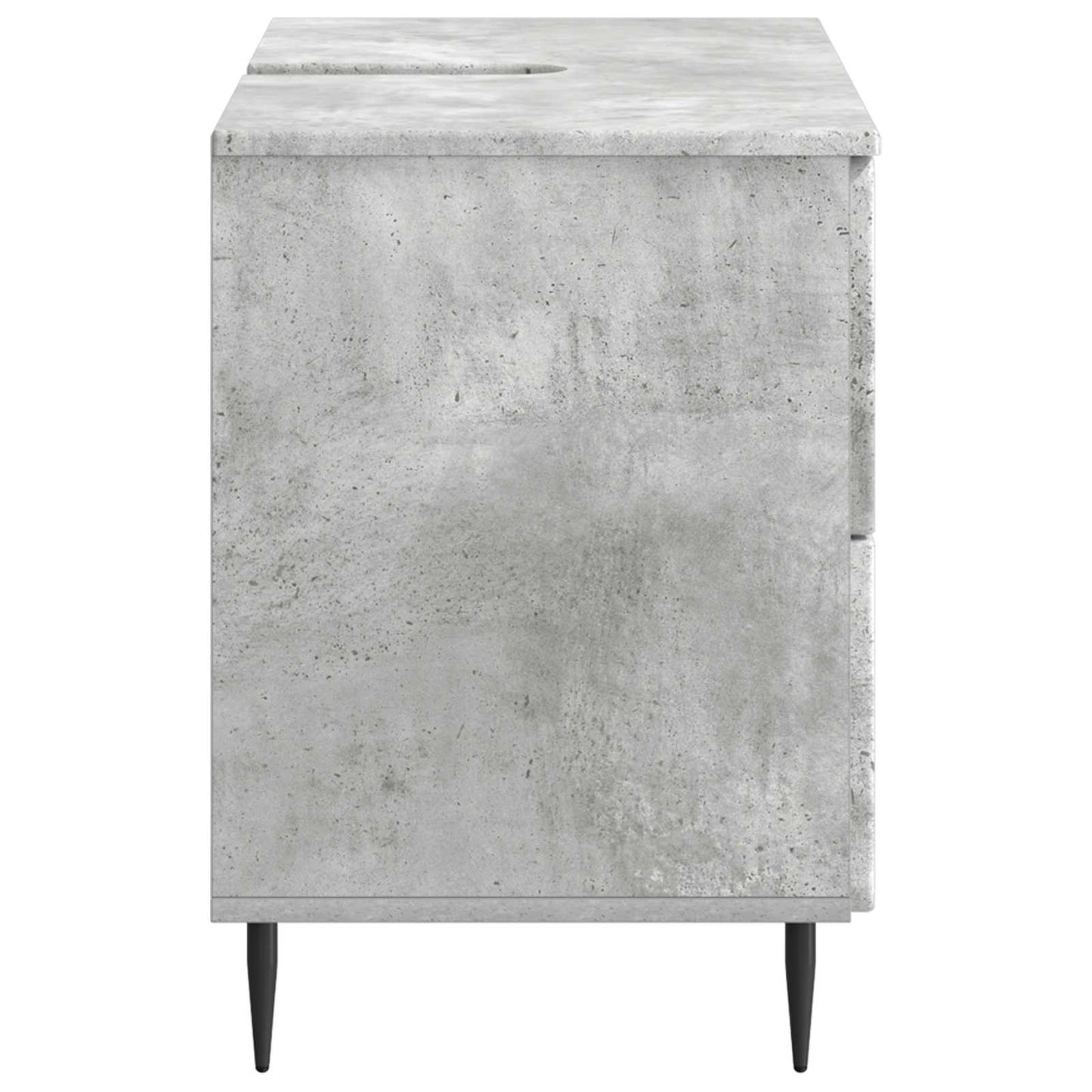 vidaXL Bathroom Sink Cabinet ZWOLLE Concrete Grey 82 x 41x 58.5 cm