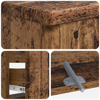 vidaXL Bathroom Sink Cabinet ZWOLLE Old Wood 82 x 41x 58.5 cm