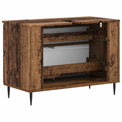 vidaXL Bathroom Sink Cabinet ZWOLLE Old Wood 82 x 41x 58.5 cm