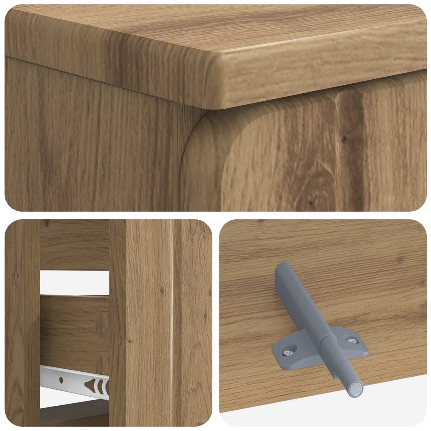 vidaXL Bathroom Sink Cabinet ZWOLLE Artisan Oak 82 x 41x 58.5 cm