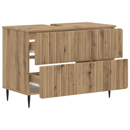 vidaXL Bathroom Sink Cabinet ZWOLLE Artisan Oak 82 x 41x 58.5 cm