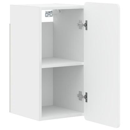 vidaXL Bathroom Wall Cabinet ZWOLLE White 30 x 31 x 63 cm