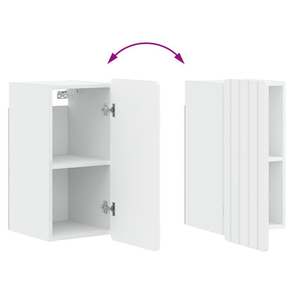 vidaXL Bathroom Wall Cabinet ZWOLLE White 30 x 31 x 63 cm