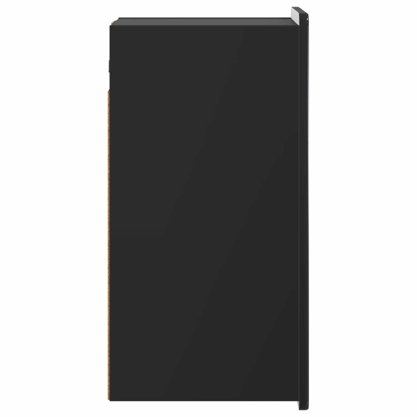 vidaXL Bathroom Wall Cabinet ZWOLLE Black 30 x 31 x 63 cm