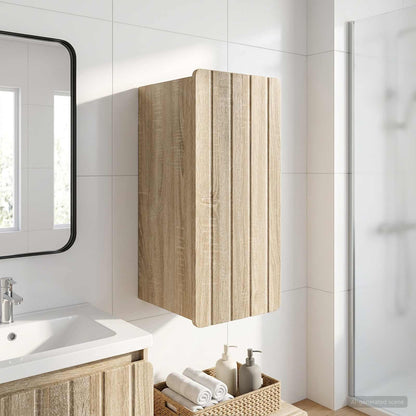 vidaXL Bathroom Wall Cabinet ZWOLLE Sonoma Oak 30 x 31 x 63 cm