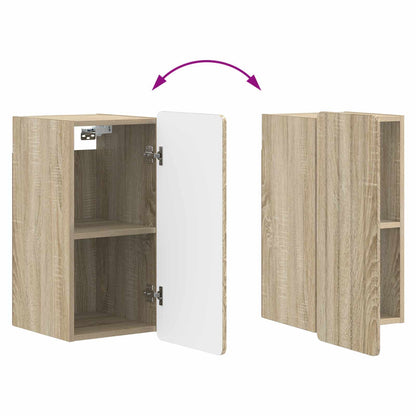 vidaXL Bathroom Wall Cabinet ZWOLLE Sonoma Oak 30 x 31 x 63 cm