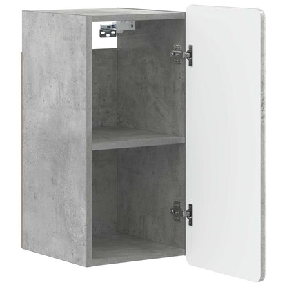 vidaXL Bathroom Wall Cabinet ZWOLLE Concrete Grey 30 x 31 x 63 cm