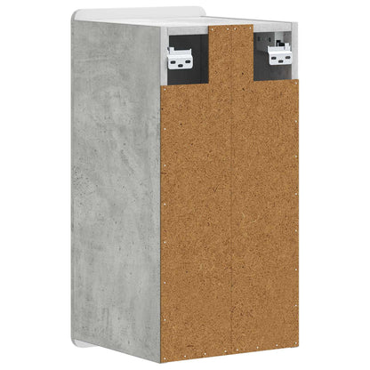 vidaXL Bathroom Wall Cabinet ZWOLLE Concrete Grey 30 x 31 x 63 cm